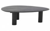 Table Basse Galet Suar Massif Noir