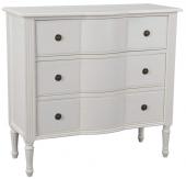 Commode 3 Tiroirs Agathe Blanc