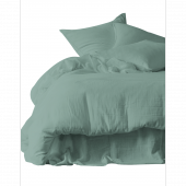Drap Housse Dili Céladon Coton (2.tailles)