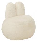 Pouf Bunny Fourrure Blanc NEW