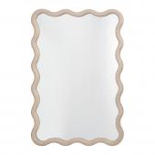 Miroir Lumia Bois Blanchi Blanc d'Ivoire 100x65