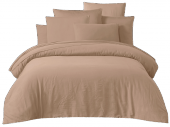 Drap Housse Taloa Cimarron Satin de Coton Lavé (2tailles)