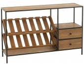 Meuble Bar à Vin Bois Naturel