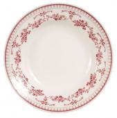 6 Assiettes Creuses Faustine Rouge Comptoir de Famille