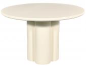 Table à Manger Ronde Irving Ivoire Glossy ø120cm