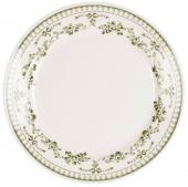 6 Assiettes Plates Faustine Vert Anglais Comptoir de Famille