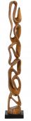 Sculpture Totem Java Teck H150cm