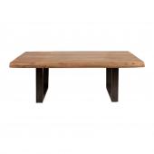 Table Basse Factory Indus Bois Métal