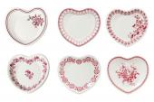 6 Mini Coupelles Faustine Rouge Comptoir de Famille