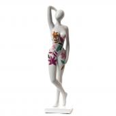 Statue Femme Luisa Blanc H45cm