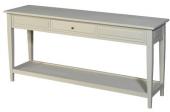 Console 1 Tiroir Rivoli Pin Massif (25 patines au choix)