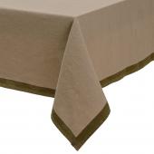 Nappe Monza Kaki Lin Lavé & Coton (2tailles) NEW