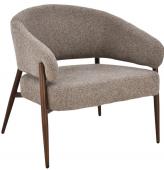 Fauteuil Curve Noyer Marron