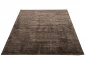 Tapis Rectangulaire Viscose/Coton Taupe 300x200