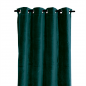 2 x Rideaux Delhi Velours Peacock 135x300