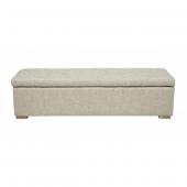 Banc Coffre Tramé Lin Vatican