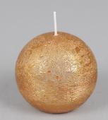 Bougie Boule Rustic Gold ø8cm