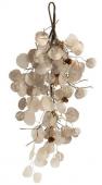 Branche Eucalyptus Doré Ecru
