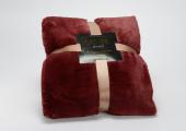 Plaid Luxe Bordeaux 130x170cm