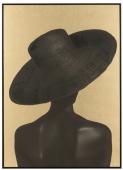 Tableau Cadre Zora Noir Doré 102*142