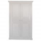 Armoire 2 Portes Pin Massif Rivoli - 25 patines au choix