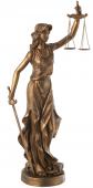 Statue Femme Justice H84cm