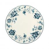 6 Assiettes Plates Margaux Bleu Comptoir de Famille