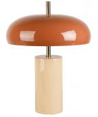 Lampe Arty Métal Beige / Terracotta