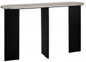 Console Mathilde Marbre Noir Gris
