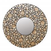 Miroir Rond Dots Nacre