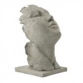 Statue Visage Serafina Gris