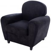 Fauteuil Club Noir Microfibres