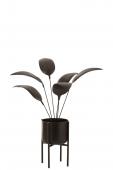 Plante Déco Métal Marron Foncé H103cm