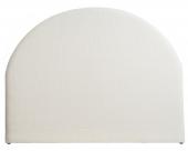 Tête de Lit Olympe Tissu 160cm ---- Blanc d'Ivoire