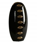 Vase Séduction Noir H45.5cm