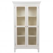 Armoire Vitrine Blanche Pétronille