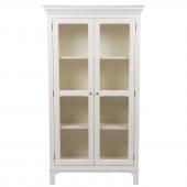 Armoire Vitrine Blanche Pétronille