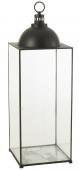 Lanterne Hagrid Verre Métal 121cm