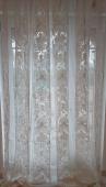 2 Rideaux Dentelle Ivoire Coquecigrues 130x300 NEW