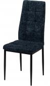 Chaise Zurich Velours Bleu