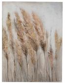 Tableau Toile Blé Brun Or 90*125
