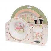 Coffret Déjeuner --- 5 Pièces Ballerine la Lapine Enfant