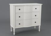 Commode 3 Tiroirs Agathe Blanc