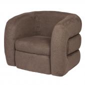 Fauteuil Bess Marron Pivotant