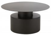 Table Basse de Salon Métal Noir