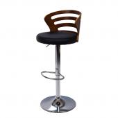 Tabouret de Bar Emilio Simili Noir Bois Métal