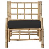 Fauteuil Bambou Mandisa Noir (Outdoor)