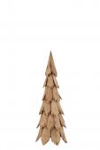 Sapin de Noël Morceaux Bois Naturel 80cm