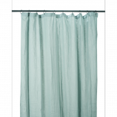 2 x Rideaux Dili Céladon Voile de Coton 120x280