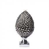 Pomme de Pin Argent Antique 42cm